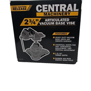 Central Machinery 2-3/4" Articulated Vacuum Base Vise
